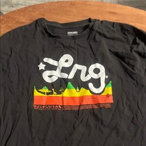 LRG Black Tee with Colorful Graphic